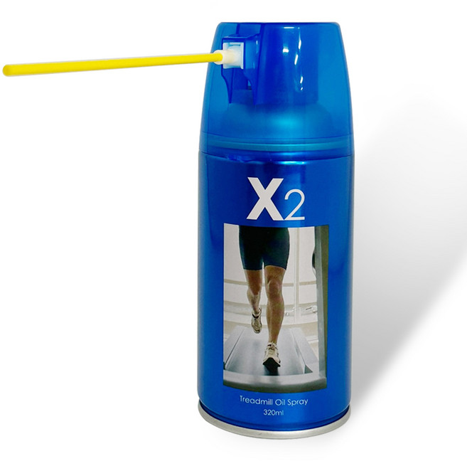 런닝머신 오일 제벡 X2 320ml 실리콘오일 스프레이 워킹머신 엑스2 엑스투 소음 마찰 방지용, 1개