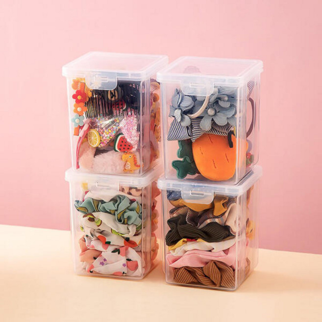 아트박스/베리구즈 클리어 투명 수납 화장품 정리함 (소 슬림형), 1개