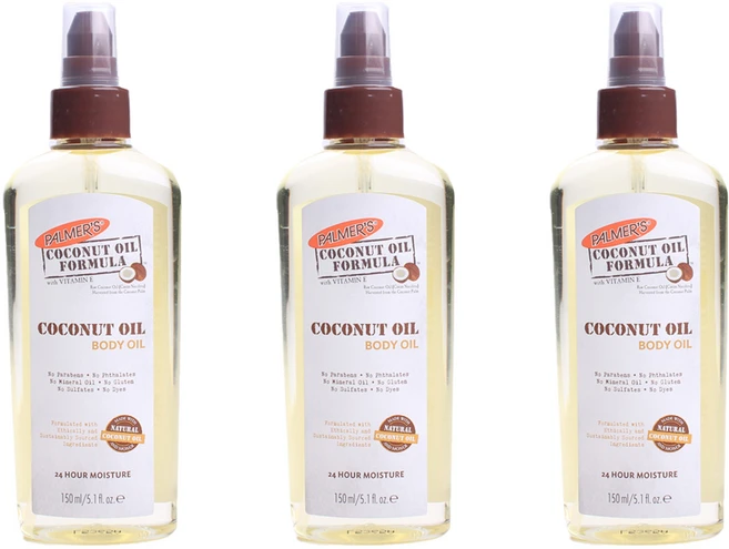 파머스 코코넛 바디 오일 포뮬러 비타민 E, 150ml, 3개 - 쿠팡