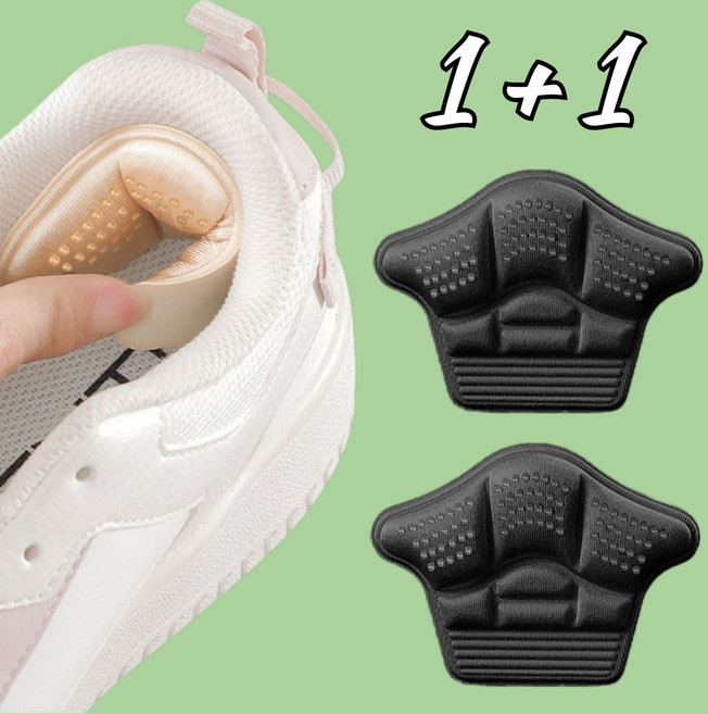 1+1 신발 운동화 구두 뒤꿈치 보호 패드 뒤꿈치 까짐 신발 클때 스티커 1세트 2개입