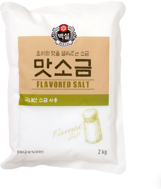 백설 맛소금 2kg, 21개