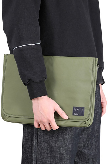 베누스 노트북 맥북 파우치 가방 LG그램 15인치 16인치, 카키, 1개