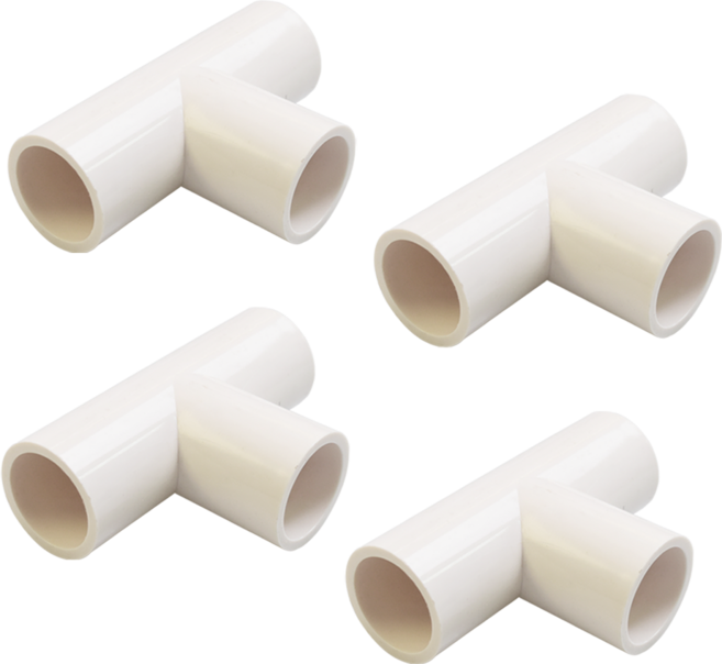 PVC 수도 티 VG1, 4개