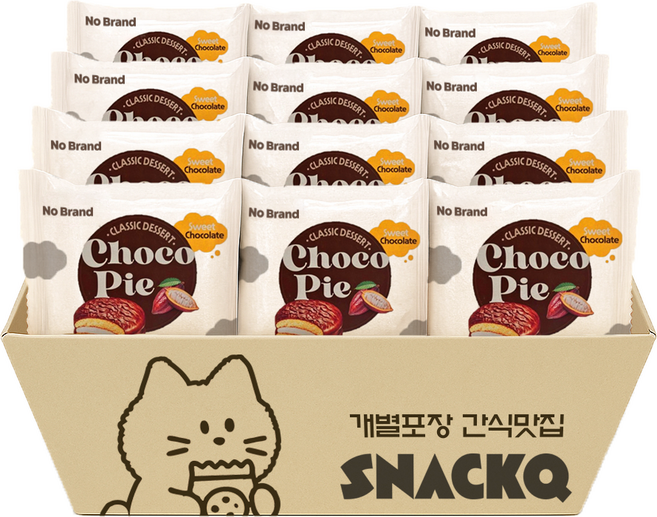 노브랜드 과자, 8개, 초코파이(오리지널)