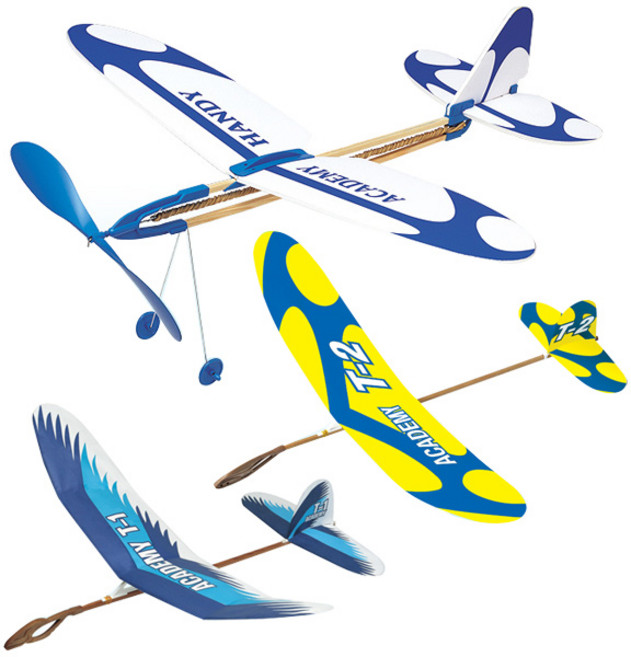 아카데미과학 핸디 글라이더 고무동력 초급용 중급용, 고무동력 핸디 초급용