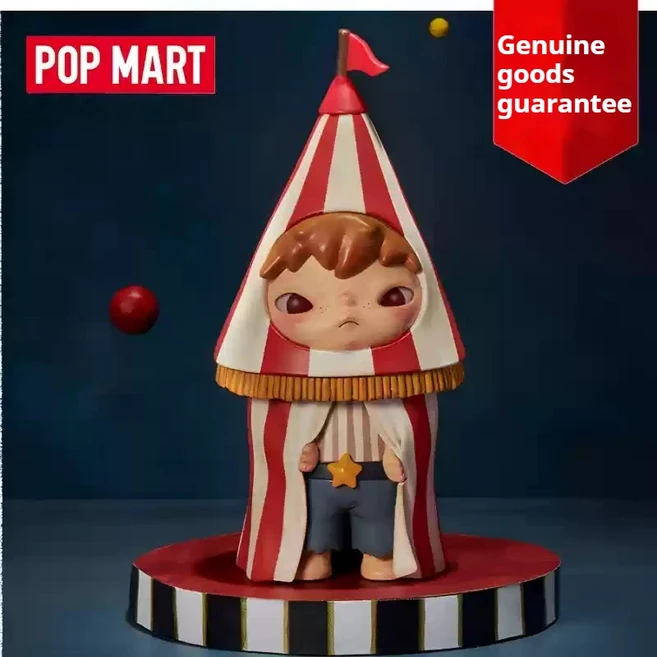 POP MART 히로노 쉘터 시리즈 미스터리 박스 랜덤 블라인드 귀여운 애니메이션 액션 인형 서프라이즈 장난, 01 Genuine POP MART