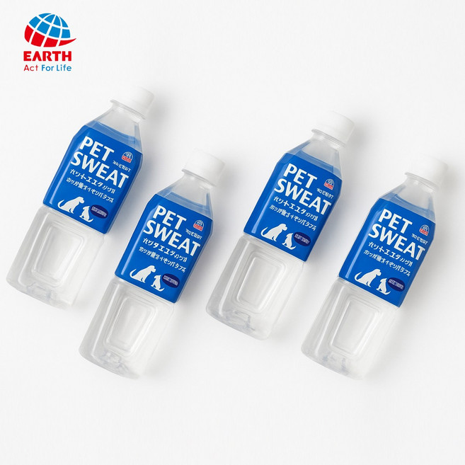 펫 스웨이트 강아지 고양이 수분보충 이온음료, 무맛, 500ml, 4개
