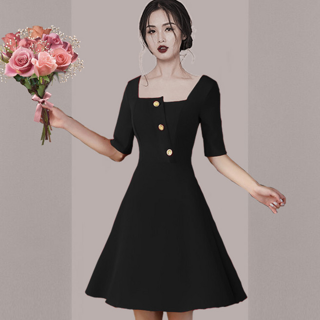 2부 원피스 가을 예복 드레스 셀프웨딩 촬영 이브닝 연회장 피로연 봄 하객룩