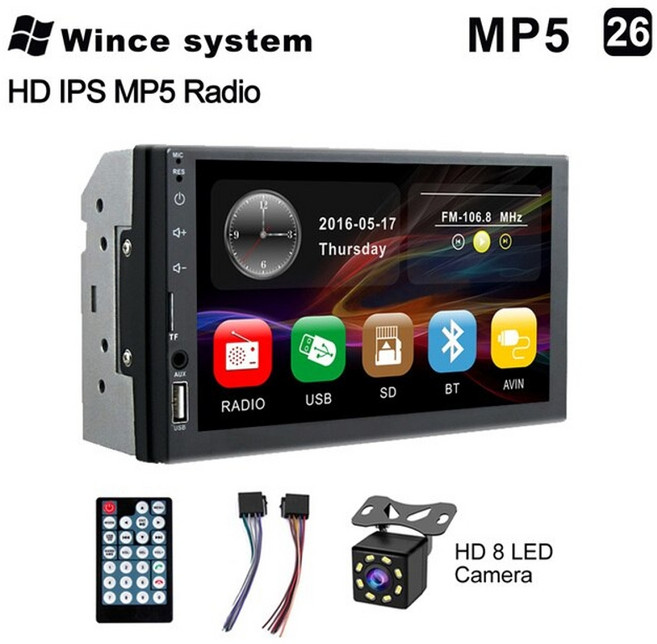 안드로이드올인원 안드로이드오토 car 멀티미디어 2 din android stereo, MP5-캠