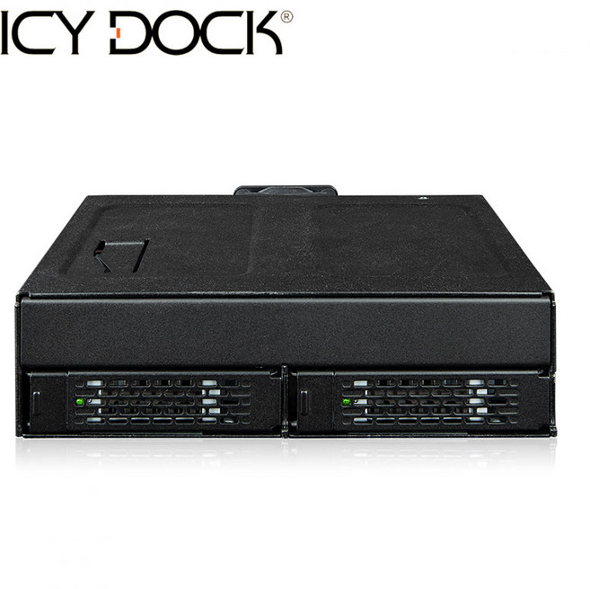 [ICYDOCK] MB105VP-B 2BAY 2.5형 U.2 / U.3 NVMe to Slimline-SAS (SFF-8654-8i) 하드랙