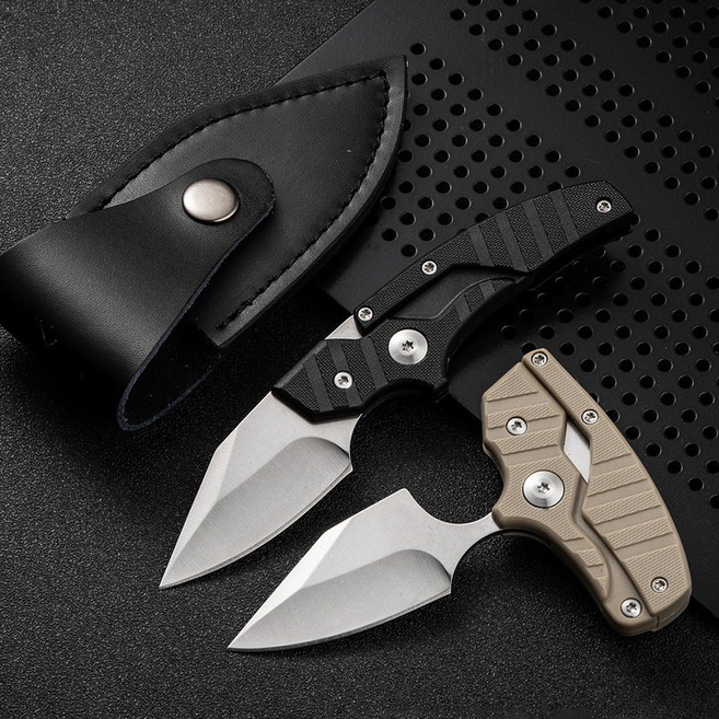 트랜스폼 나이프 K453 EDC 캠핑칼 푸쉬 대거, 카키, 1개