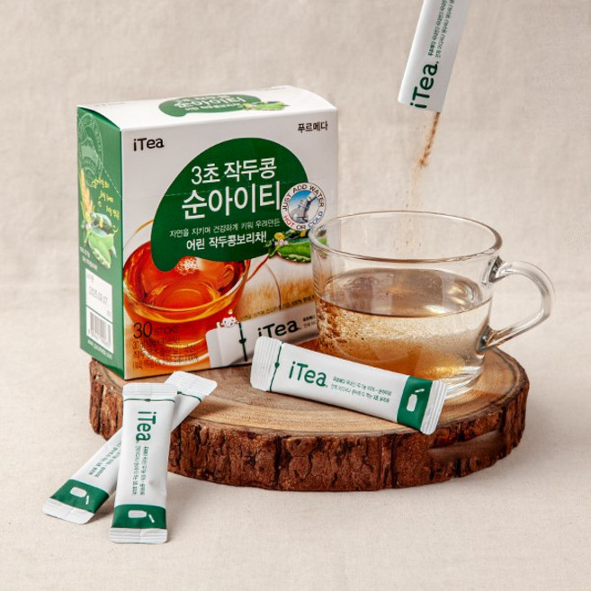 두레생협 타먹는 작두콩차 순아이티 (1gX30포) 3초 작두콩차 가루 분말