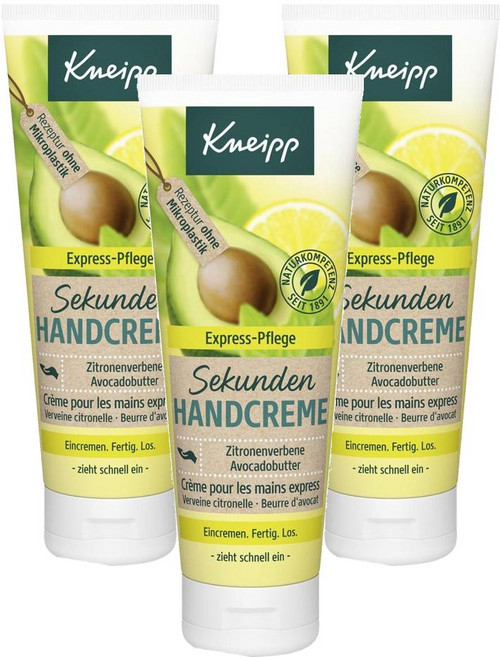 독일 크나이프 Kneipp Second handcream 세컨즈 핸드크림, 3개, 75ml