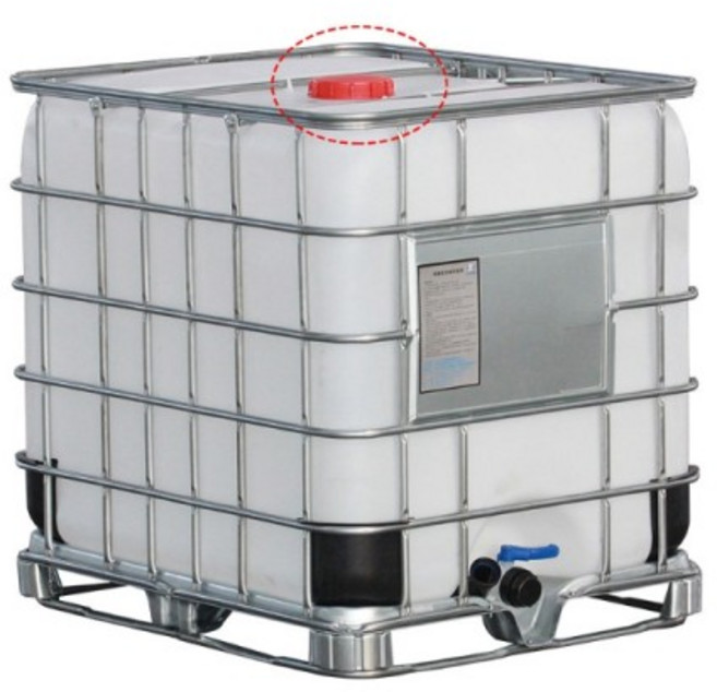 275-330 갤런 IBC 토트 탱크 커버 뚜껑 163mm 벤팅 톤 배럴 포함 플라스틱 호흡 홈 정원 도구