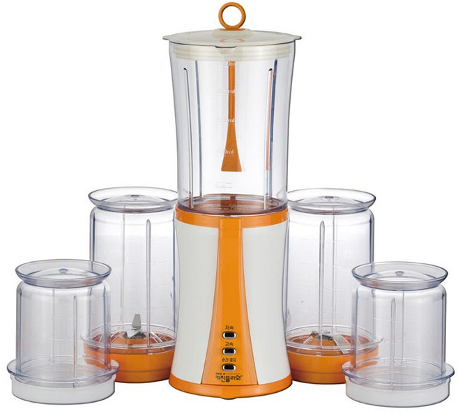 키친플라워 국내산 미니 믹서기 강력모터 소형 분쇄기 가정용 KF-HM500