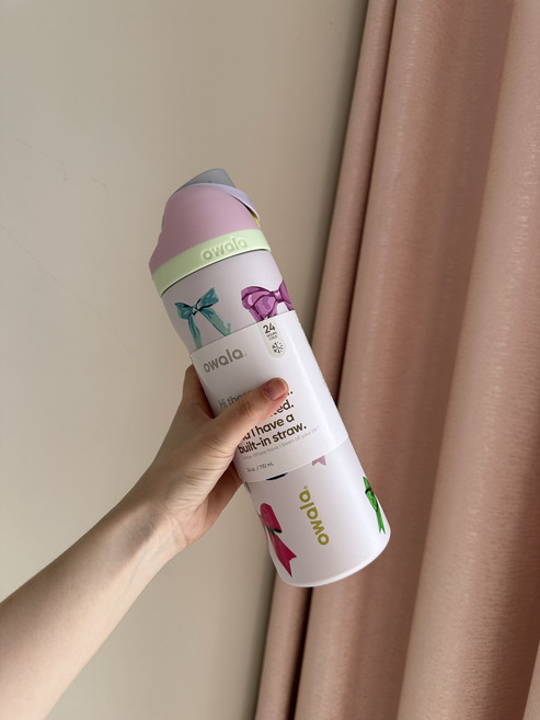 오왈라 텀블러 물병 휴대용 리본 Owala Freesip 24oz 32oz, 리본(32oz) 945ml