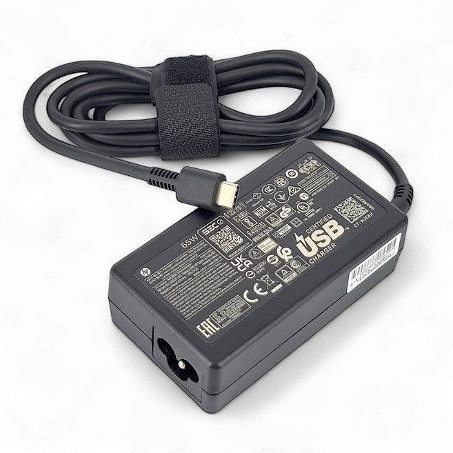 惠普 65W TYPE-C 變壓器 Chromebook x2 12-f014dx 14-db0070nr 充電器, 1個