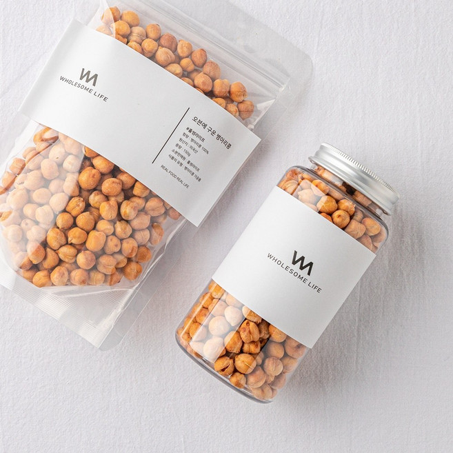 세척후 매일아침 구운 병아리콩 볶은 이집트콩, 38개