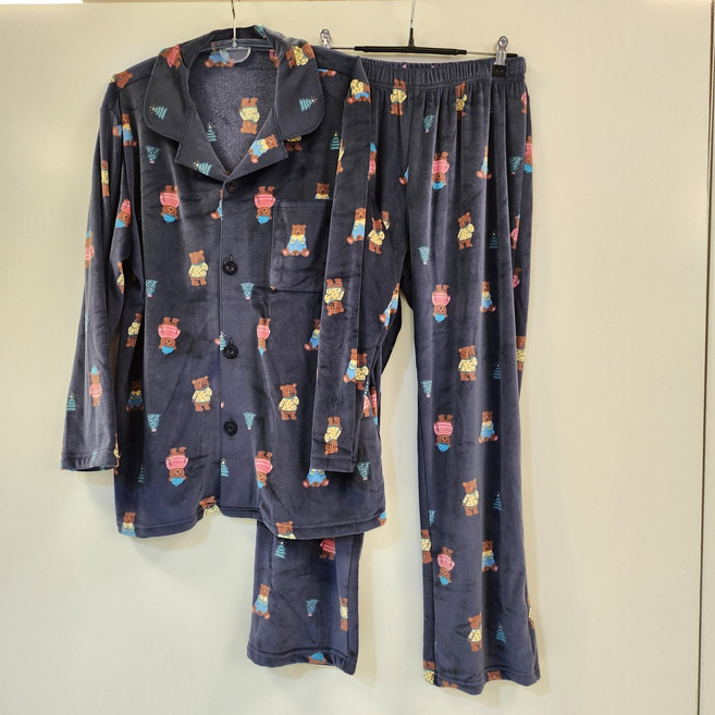 댑 융 밍크스판 곰트리 남녀공용(커플) 잠옷셋트 귀여움이 한가득~~~피부에 닿는 감촉이 보들보들~촘촘한 밀도감 남은수량(한정최종가격조정)부평점