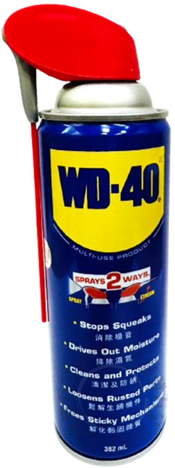 WD-40 多用途產品 清潔及防銹 解化黏固性質, 1個, 382mL