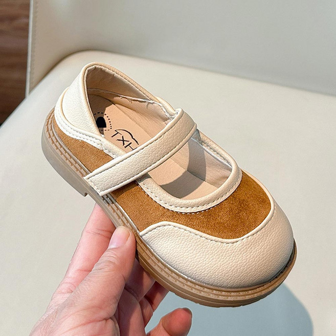 바이시유 아동구두 여아 키즈구두 플랫 슈즈 찍찍이 공주 메리제인 단화 신발 도라