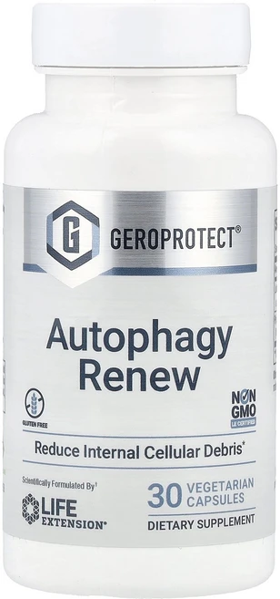 Life Extension Geroprotect® Autophagy Renew 30 Vegetarian Capsules, 1개, 30정 - 쿠팡