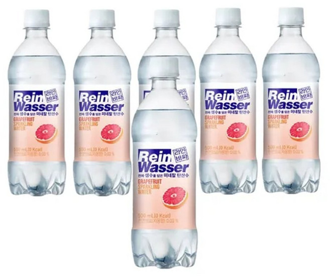라인바싸 탄산수 자몽 500ml 60개