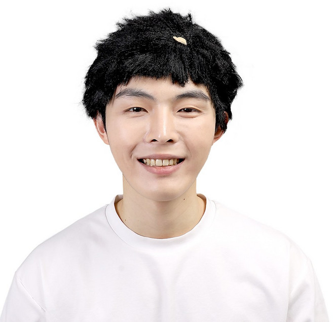 영구가발 바보 분장 파티 연극 땜빵머리, 1개
