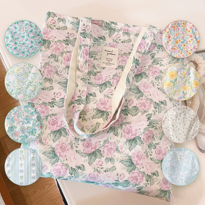 오릴리 트와일라잇 플라워 꽃무늬 에코백 8종