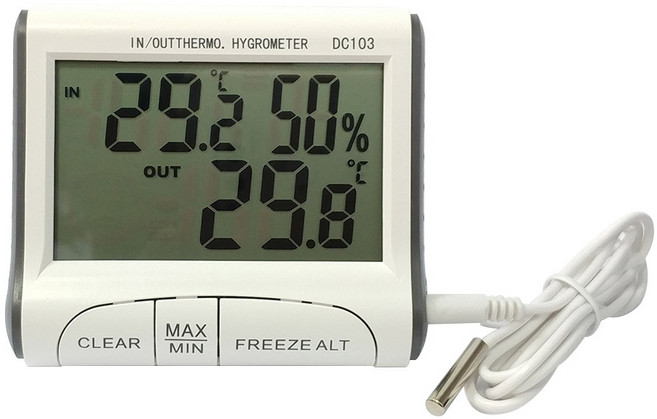 라이크포유 디지털 온습도계 DC103 냉장고온도계, 1개