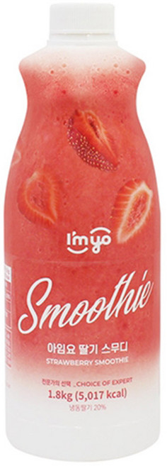 아임요-딸기스무디1.8kg x6, 1.8kg, 6개