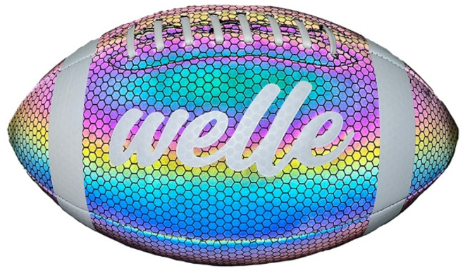 벨레 플래시볼 WM012 빛나는 럭비공 미식축구공 7호, 미식축구공(7호), 1개