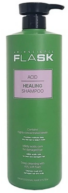 [플라스크] 애씨드 힐링샴푸(산성샴푸) 1000ml, 1개 - 쿠팡