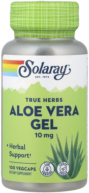 건강챙기세요 Solaray True Herbs 알로에베라 젤 베지 캡슐 100정 백살까지오래오래, SolarayTrueHerbs알로에베라젤베지캡슐100정, 1개 - 쿠팡