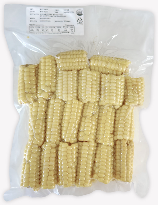 쫀득하고 구수한 무첨가 찐 찰옥수수, 1개, 1kg