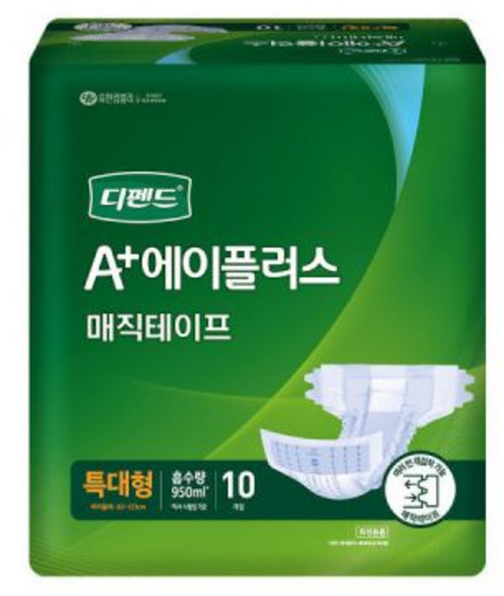 디펜드 에이플러스 매직테이프 성인기저귀 특대형 80매