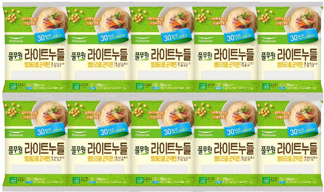 풀무원 라이트누들150g, 150g, 10개