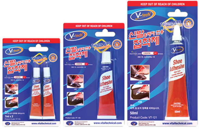 브이텍 신발접착제 소, 1개