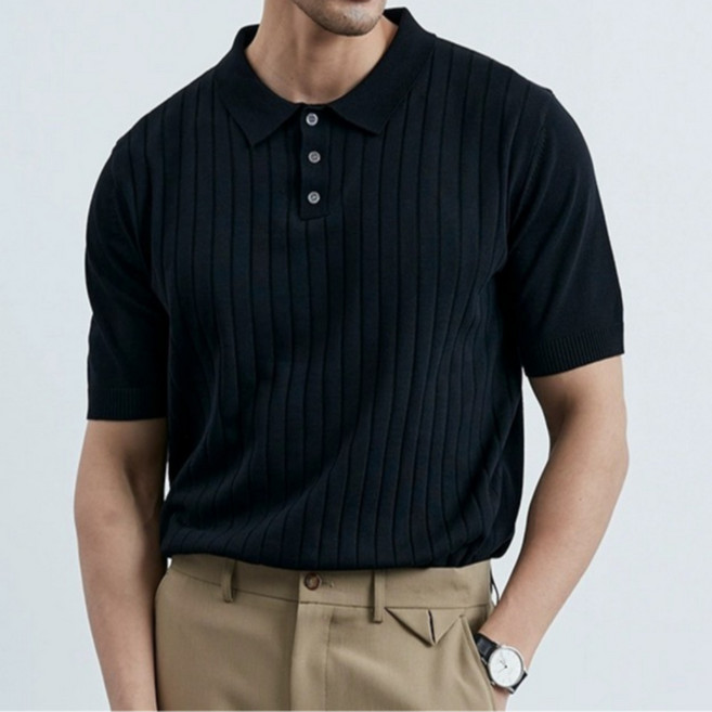 글리멜로 라이트 여름 남성 폴로 니트 카라 반팔 티셔츠