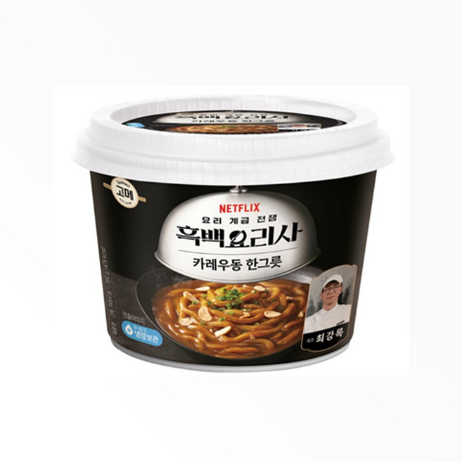 CJ 흑백요리사 최강록 카레우동, 3개, 380g