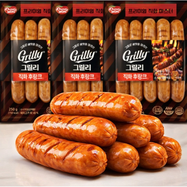동원 그릴리 극한 직화 후랑크 250g x 6개