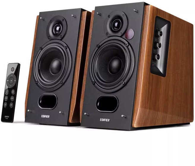 [스마트박스]에디파이어 Edifier R1700BT+ 컴퓨터 스피커 데스크탑 가정용 2.0 거실 우드 스피커 하이파이급 우퍼, 우드 톤