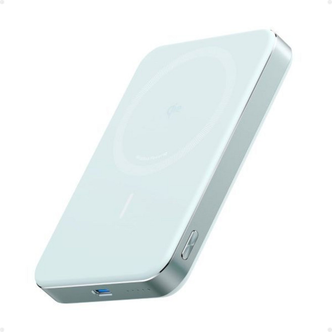 Anker MagGo 파워뱅크 초슬림 10 000mAh 자기 배터리 팩 Qi2 인증 15W 초고속 MagSafe 호환 휴대용 충전기 인체공학적 디자인 iPhone 17/, Green