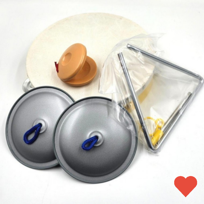 악기놀이 탬버린 캐스터네츠 심벌즈 악기세트