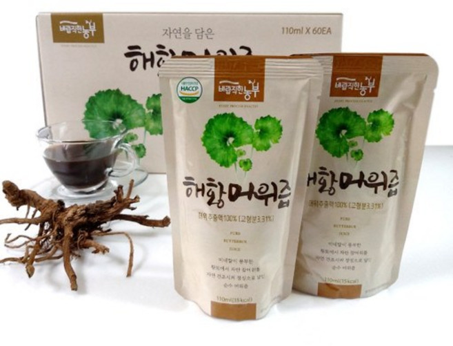 자연산 머위즙 110ml x120포 부모님선물용 차 음료 [원산지:국산(전라북도 김제시)], 120개