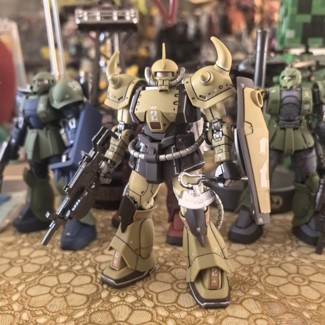 중국 유미모형 HG GTO 구프 프로토 타입 사막컬러 건담 조립용 프라모델