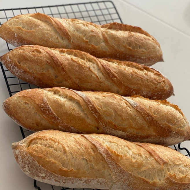 천연발효종 저당 저염 바게트 150g*3개입, 150g, 3개