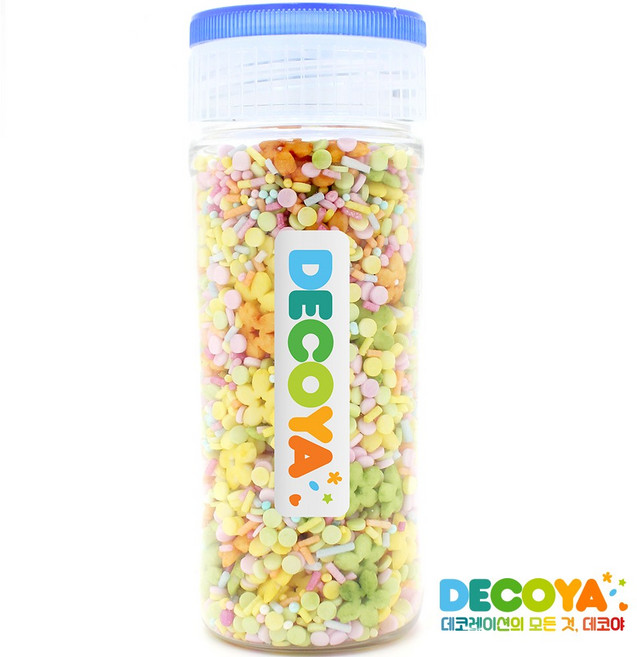 데코야 스윗 스프링믹스 스프링클 간편용기 (스프링클/제과제빵/데코), 1개, 80g