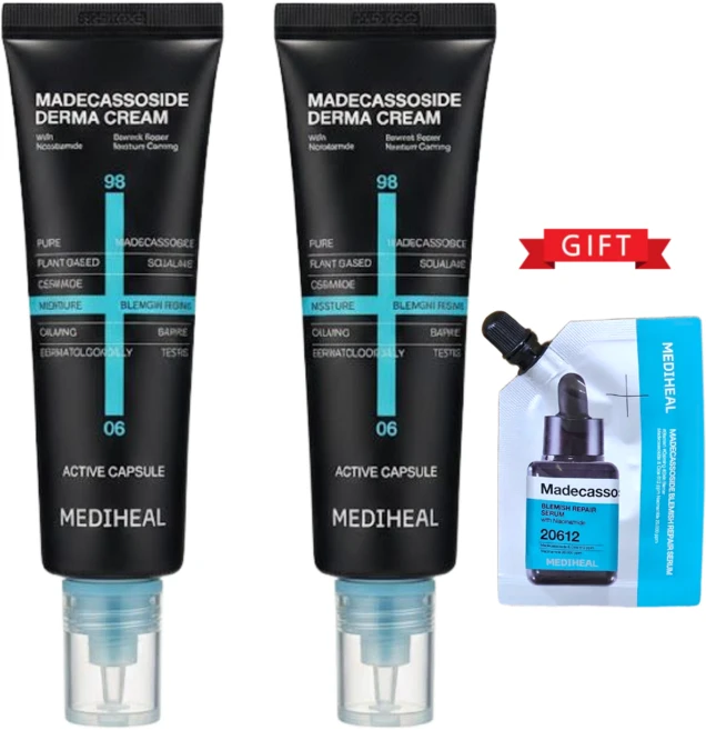 메디힐 마데카소사이드 흔적 리페어 더마 크림 더블기획 / 마데카소사이드 흔적 세럼 10ml 추가 증정, 2개, 50ml - 쿠팡