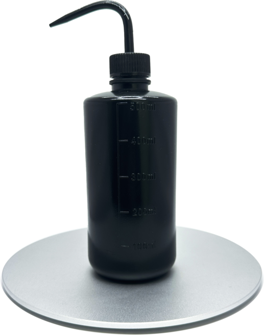어나더 계량가능 물조리개 스퀴즈 물병, 500ml, 1개, black